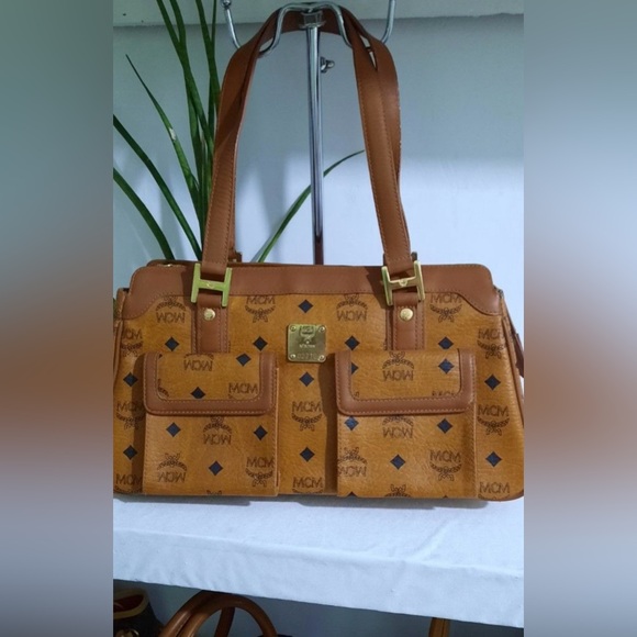 MCM Tan Leather Women's Bag - Picture 2 of 16